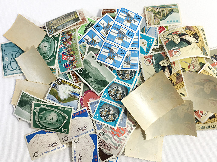 切手買取事例：古い10円切手 バラ切手