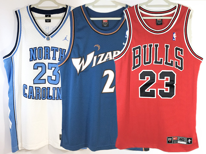 美品 NBA JORDAN #23 マイケル・ジョーダン ユニフォームの+