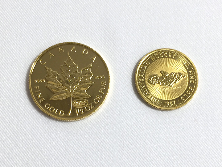 金買取事例:外国コイン 金貨